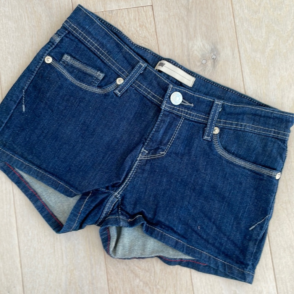 Levi’s dark denim shorts